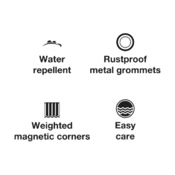 Sonoma Goods For Life® Medium Weight Fabric Shower Curtain Liner -Sonoma Goods For Life Shop 3384209 ALT3