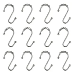 Sonoma Goods For Life® Rustproof Stainless Steel S Roller Glide Shower Curtain Hooks