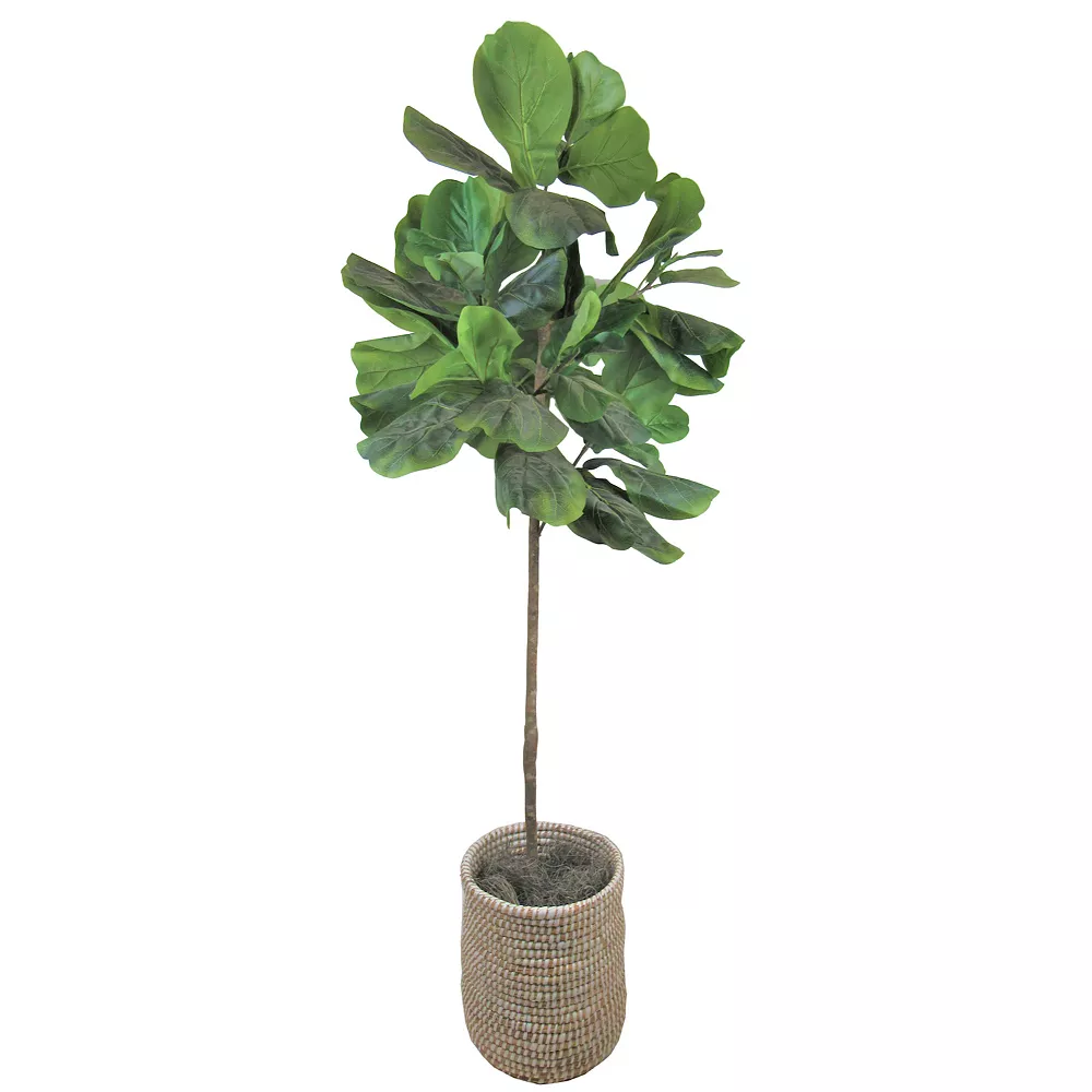 Sonoma Goods For Life® Artificial Fiddle Leaf Fig Floor Decor 1 Sonoma Goods For Life® Artificial Fiddle Leaf Fig Floor Decor