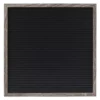 Sonoma Goods For Life® 12" X 12" Letterboard Black Slats With Gray Frame