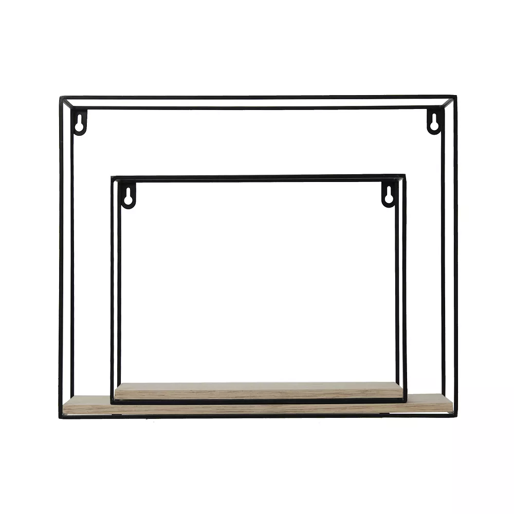 Sonoma Goods For Life® Rectangle Wall Shelf 2-piece Set 1 Sonoma Goods For Life® Rectangle Wall Shelf 2-piece Set