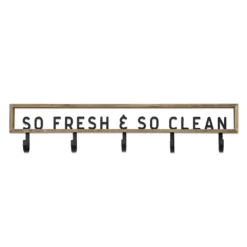 Sonoma Goods For Life® So Fresh & So Clean 5-hook Wall Decor