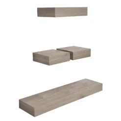 Sonoma Goods For Life® Gray Wash Ledge Wall Shelf 4-piece Set -Sonoma Goods For Life Shop 5626524 ALT2