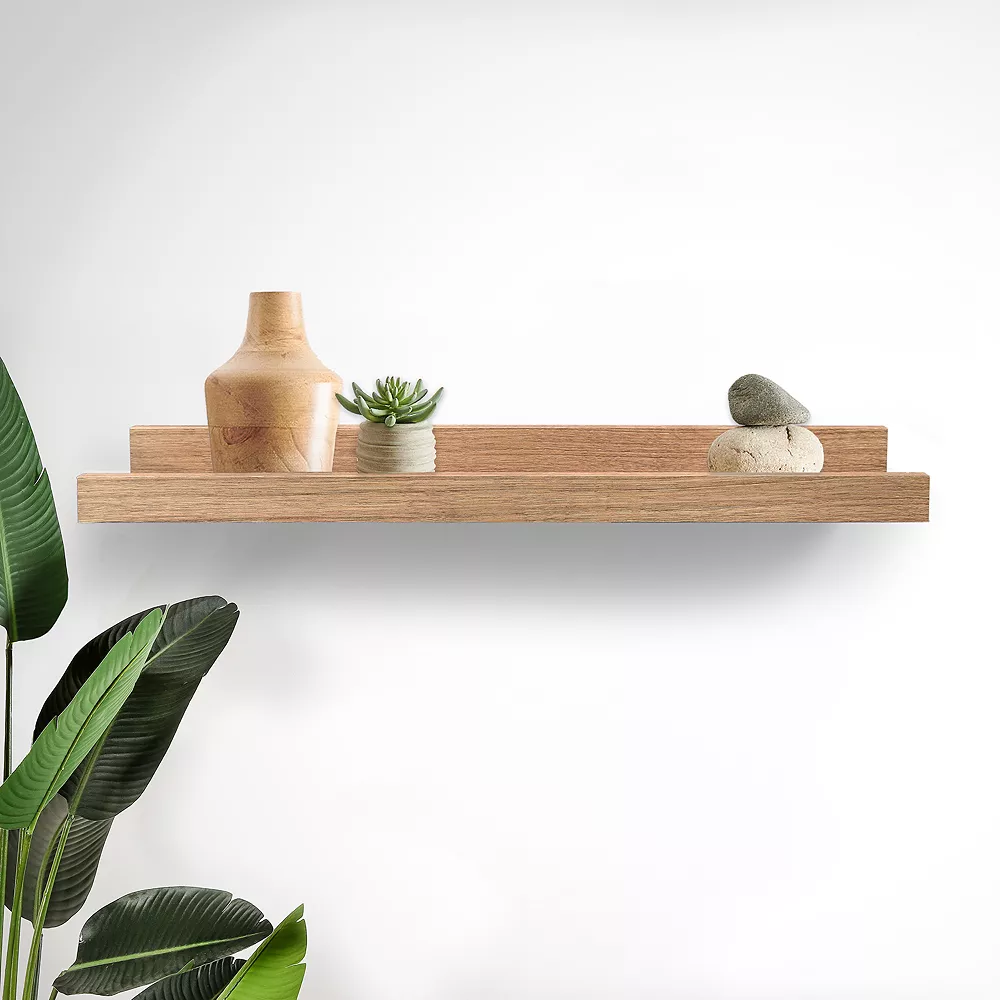 Sonoma Goods For Life® Brown Single Ledge Shelf Wall Decor 2 Sonoma Goods For Life® Brown Single Ledge Shelf Wall Decor - Image 2