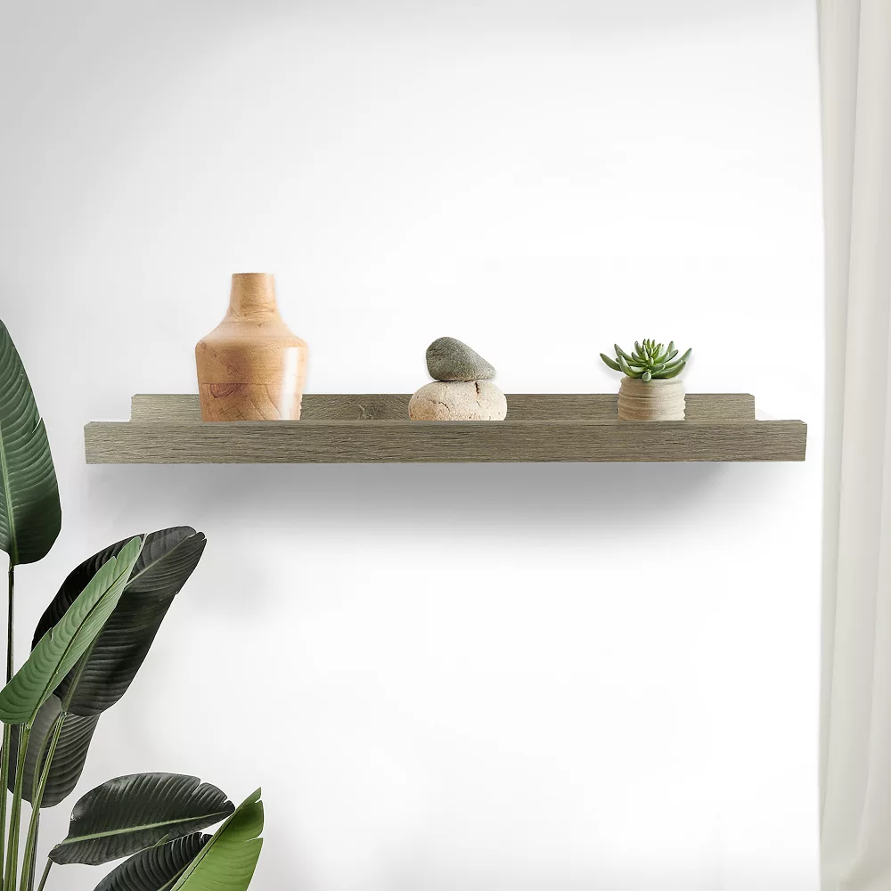 Sonoma Goods For Life® Gray Wash Single Ledge Shelf Wall Decor 2 Sonoma Goods For Life® Gray Wash Single Ledge Shelf Wall Decor - Image 2