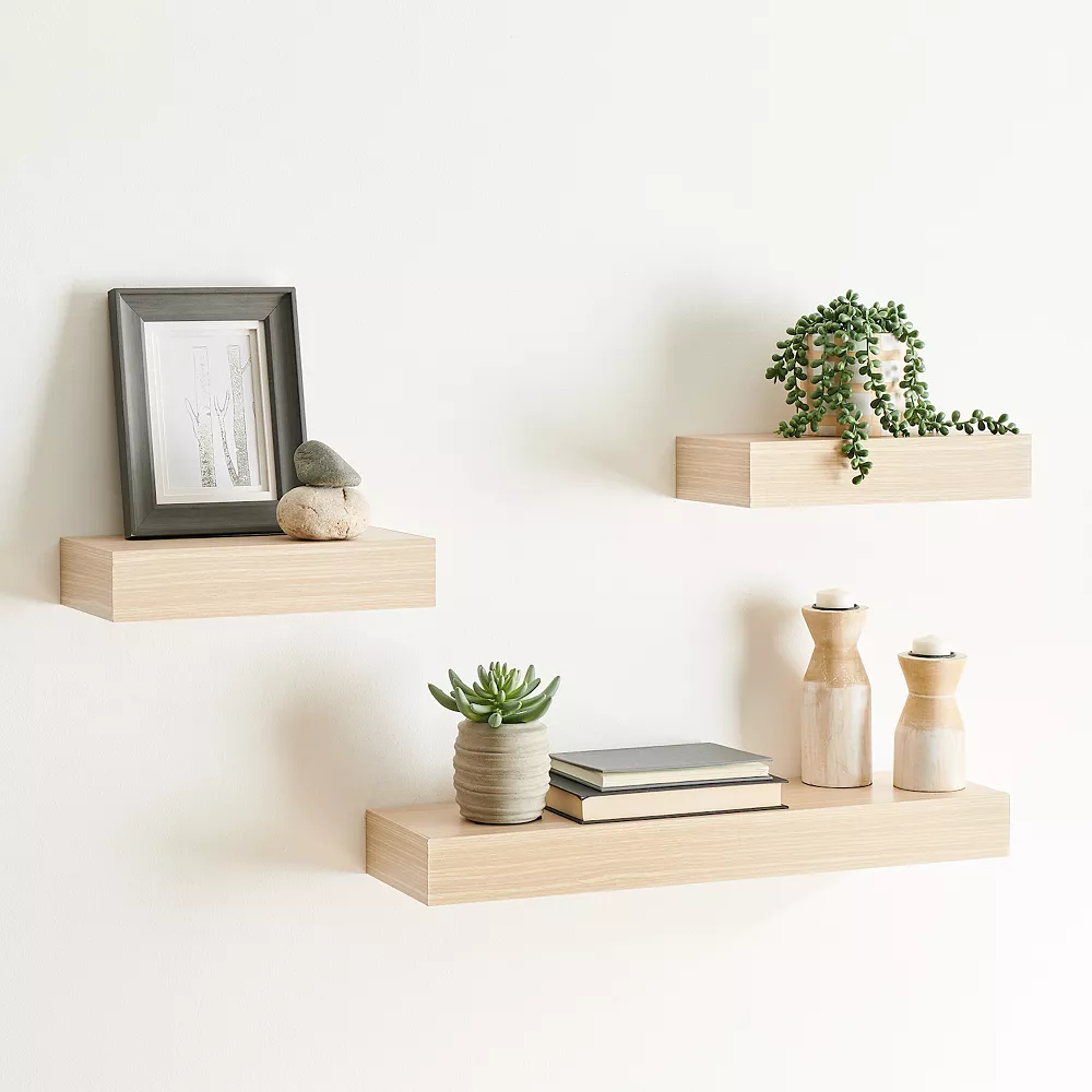 Sonoma Goods For Life® Floating Ledge Shelf Wall Decor 3-piece Set 2 Sonoma Goods For Life® Floating Ledge Shelf Wall Decor 3-piece Set - Image 2