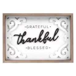 Sonoma Goods For Life® Grateful Thankful Blessed Wall Decor