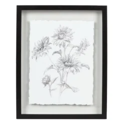 Sonoma Goods For Life® Shadowbox Drawn Sunflowers