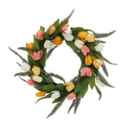 Sonoma Goods For Life® Artificial Tulips Fern Wreath