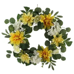 Sonoma Goods For Life® Artificial Dahlia Hydrangea Wreath