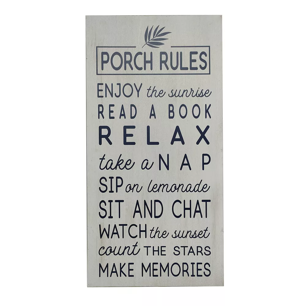 Sonoma Goods For Life® "Porch Rules" Porch Leaner Floor Decor 1 Sonoma Goods For Life® "Porch Rules" Porch Leaner Floor Decor