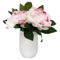 Sonoma Goods For Life® Artificial Pink Peony Vase Table Decor