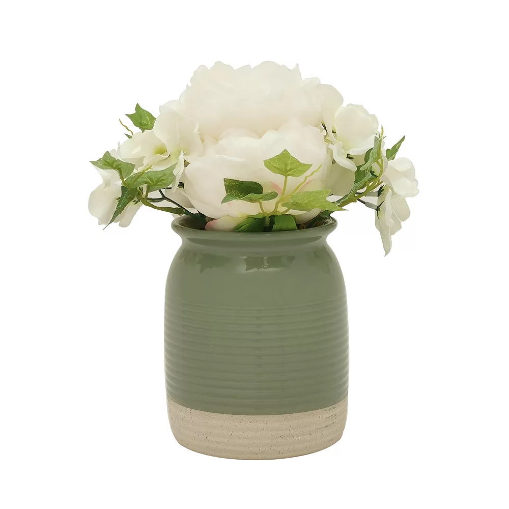 Sonoma Goods For Life® Artificial White Floral Vase Table Decor 1 Sonoma Goods For Life® Artificial White Floral Vase Table Decor