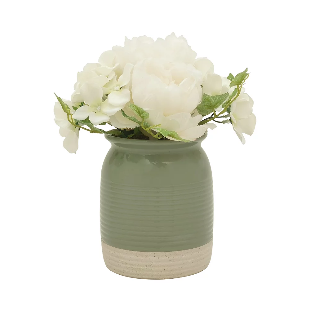 Sonoma Goods For Life® Artificial White Floral Vase Table Decor 4 Sonoma Goods For Life® Artificial White Floral Vase Table Decor - Image 4