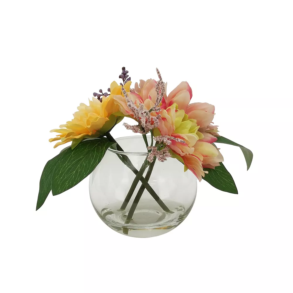Sonoma Goods For Life® Artificial Dahlia Vase Table Decor 2 Sonoma Goods For Life® Artificial Dahlia Vase Table Decor - Image 2