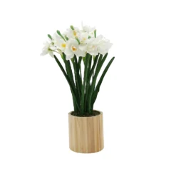 Sonoma Goods For Life® Artificial White Daffodils Plant Table Decor -Sonoma Goods For Life Shop 5904690 ALT2