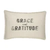 Sonoma Goods For Life® 14" X 20" Linen "Grace And Gratitude" Pillow