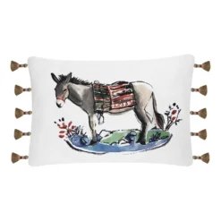 Sonoma Goods For Life® 14" X 20" White Burro Pillow