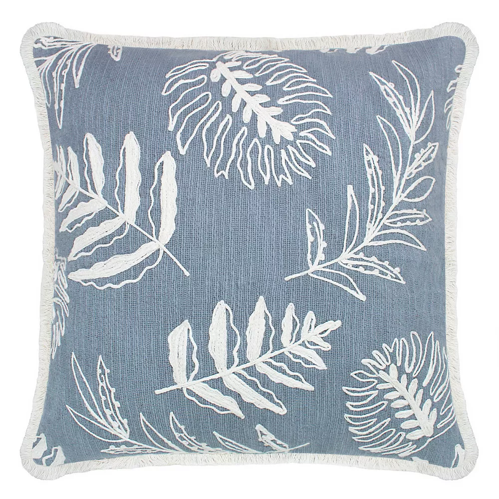 Sonoma Goods For Life® Blue Palm Ultimate Feather Fill Throw Pillow 1 Sonoma Goods For Life® Blue Palm Ultimate Feather Fill Throw Pillow