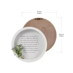 Sonoma Goods For Life® Round Sentiment With Botanical Décor -Sonoma Goods For Life Shop 5979605 ALT4