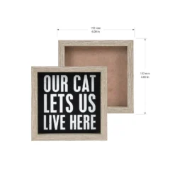 Sonoma Goods For Life® Inset Cat Caption Box -Sonoma Goods For Life Shop 5983560 ALT4