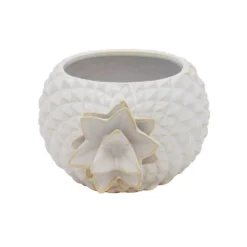 Sonoma Goods For Life® White Pineapple Planter Table Decor -Sonoma Goods For Life Shop 5989352 ALT3