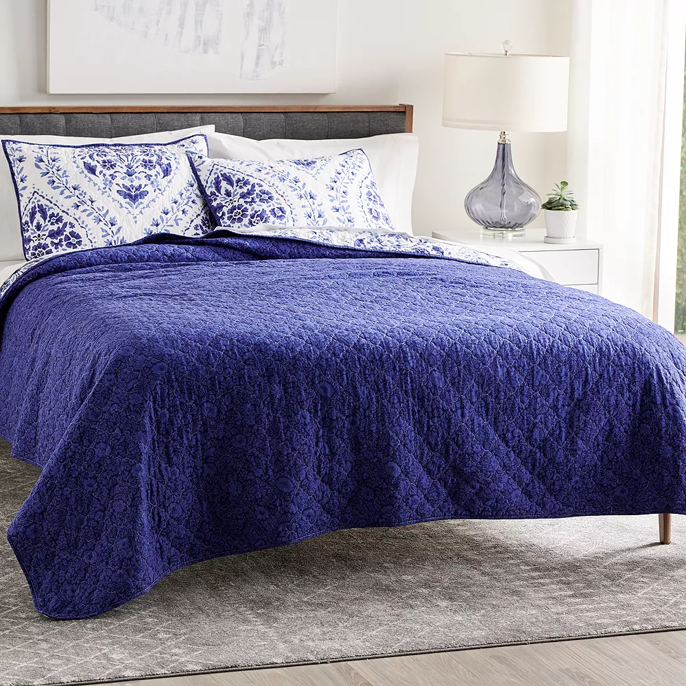 Sonoma Goods For Life® Heritage Ogee Damask Printed Quilt Or Sham 2 Sonoma Goods For Life® Heritage Ogee Damask Printed Quilt Or Sham - Image 2